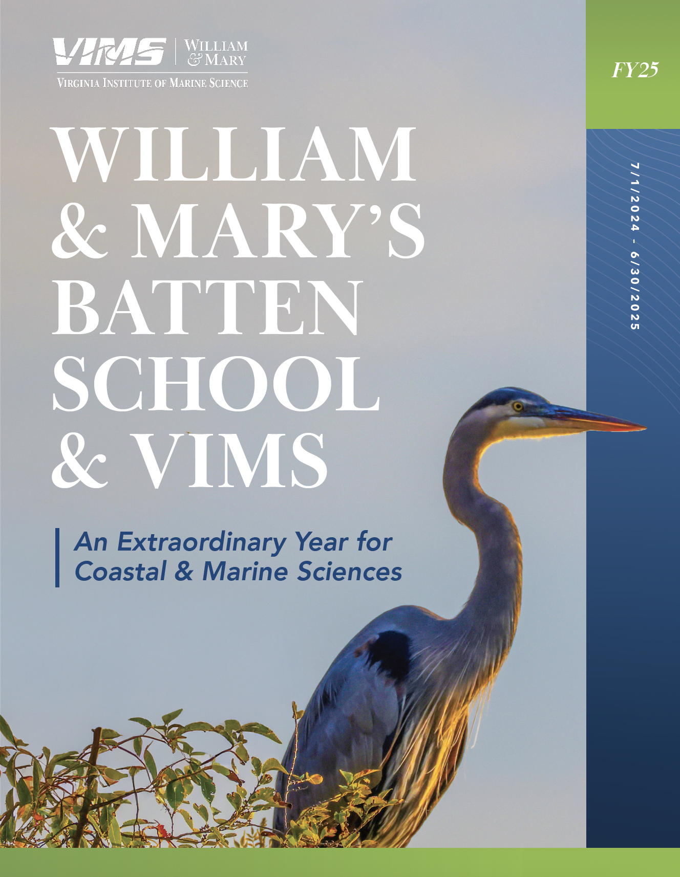 Cover page of the FY25 Annual Report.