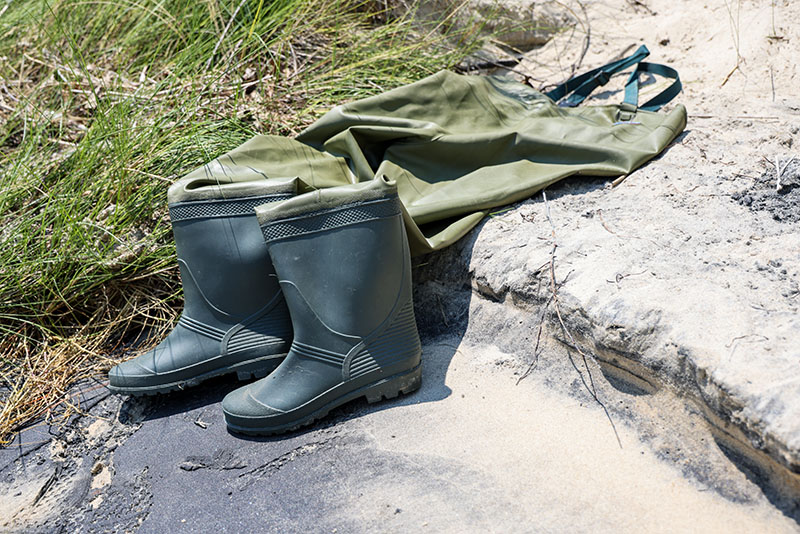 A pair of chest waders can be prohibitively expensive for a college student, especially if they are only used a few times. 