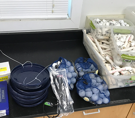 Build-a-buoy kit supplies
