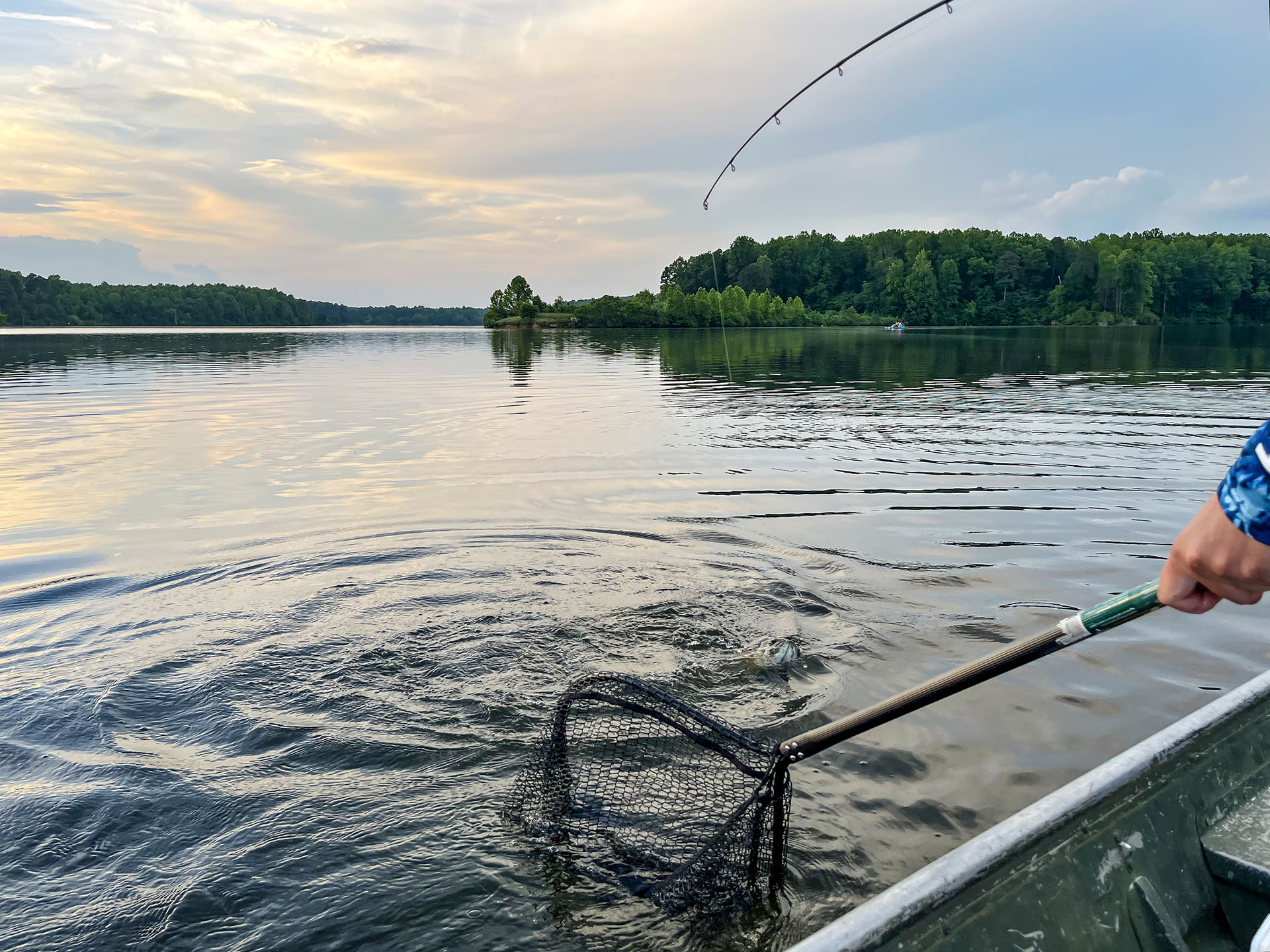 An angler delights in a catch at Beaverdam Park, one of the York Watershed System's freshwater hot spots. Photo provided by Cirse Gonzalez