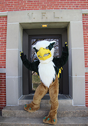 The Griffin brushes up on his VIMS history by visiting the first building ever built on the Gloucester Point campus.