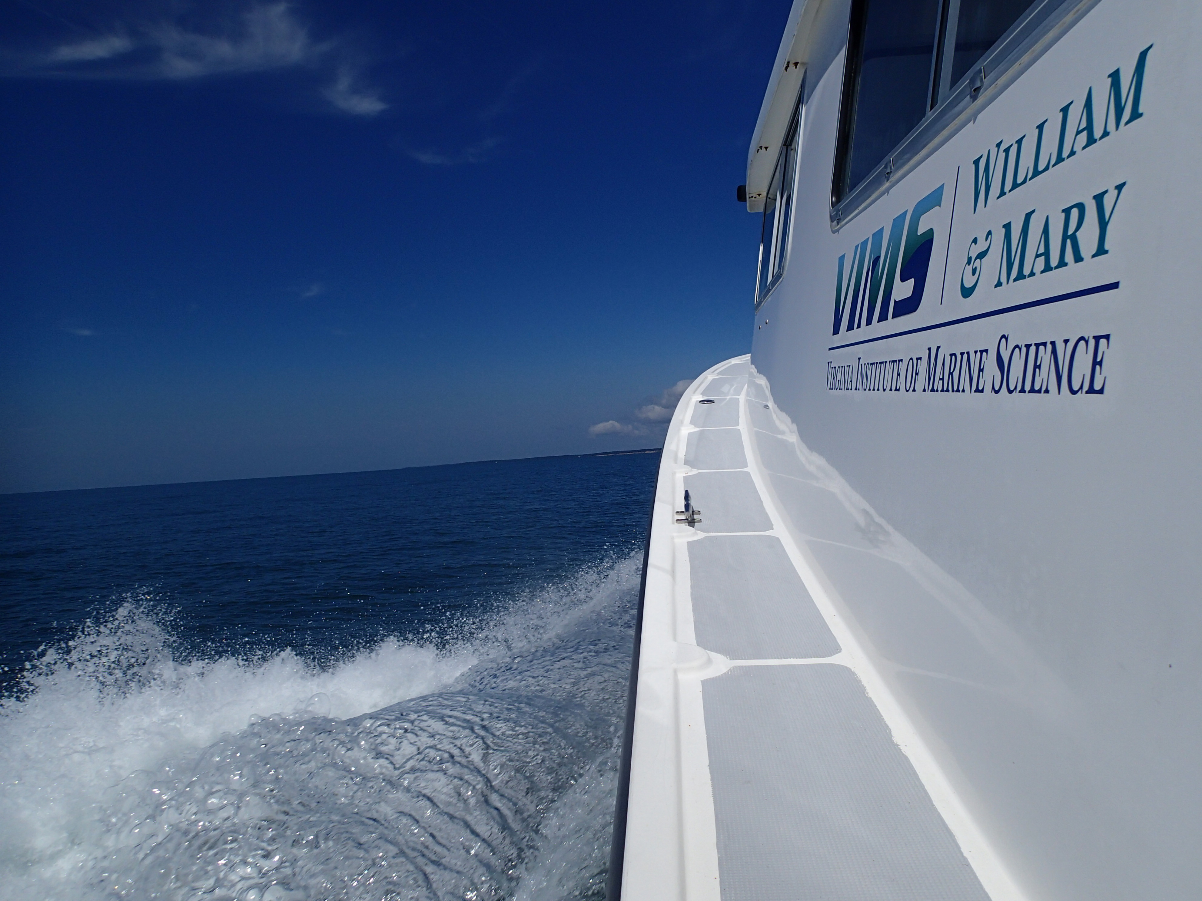 R/V Tidewater Underway on the Juvenile Finfish Trawl Survey